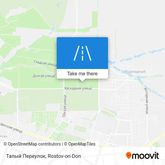 Талый Переулок map