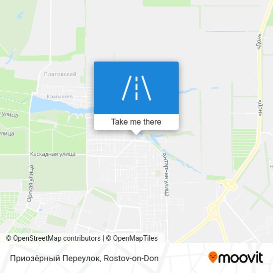 Приозёрный Переулок map