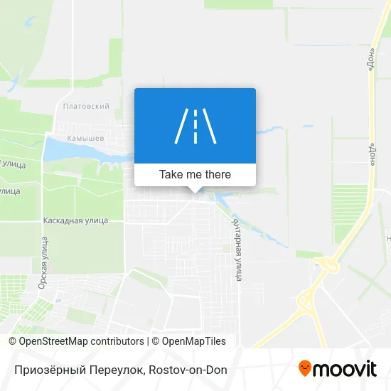 Приозёрный Переулок map