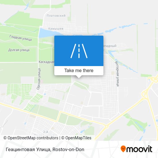 Геацинтовая Улица map