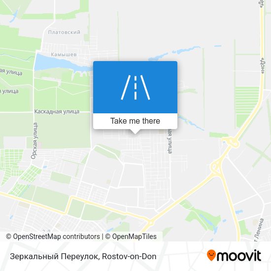 Зеркальный Переулок map