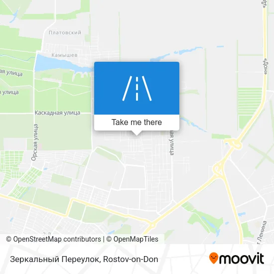 Зеркальный Переулок map