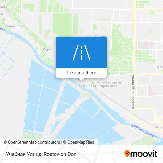 Учебная Улица map