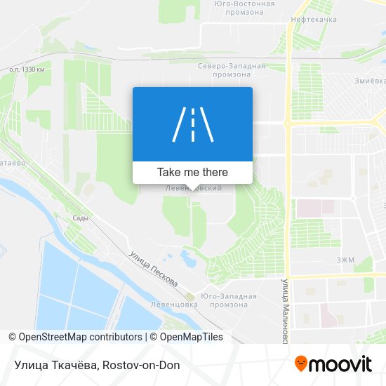 Улица Ткачёва map