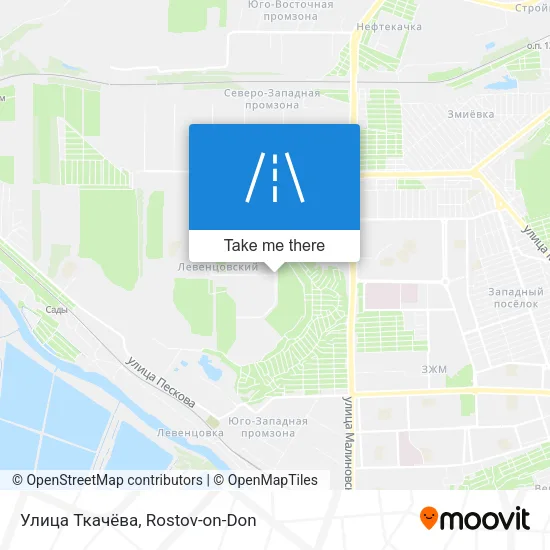 Улица Ткачёва map