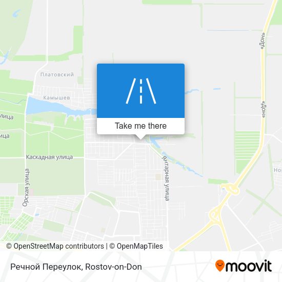 Речной Переулок map