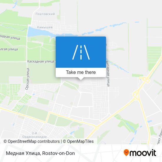 Медная Улица map