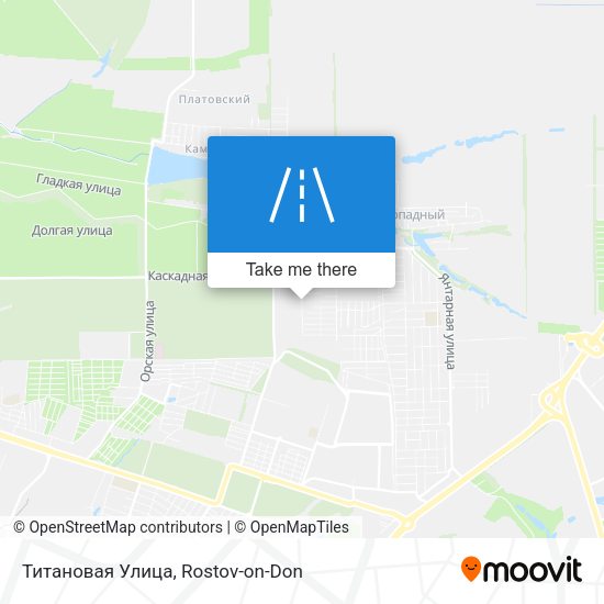 Титановая Улица map