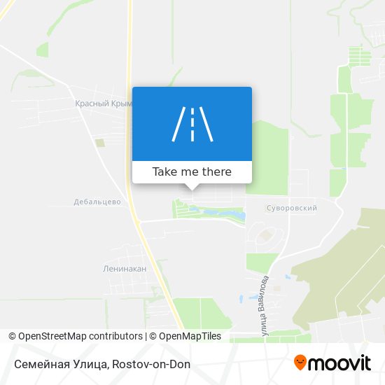 Семейная Улица map