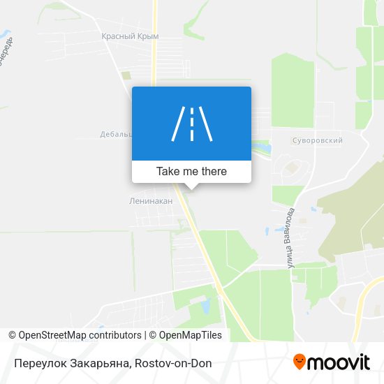 Переулок Закарьяна map