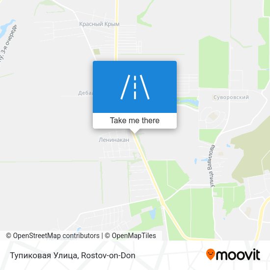 Тупиковая Улица map