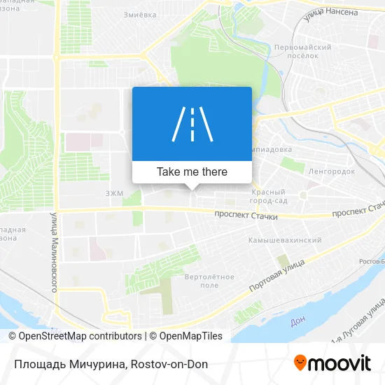 Площадь Мичурина map