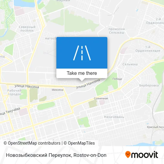 Новозыбковский Переулок map