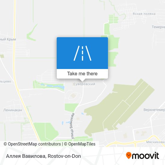 Аллея Вавилова map