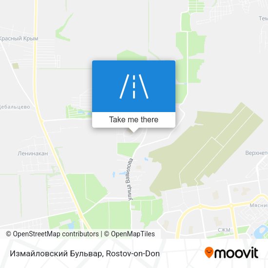 Измайловский Бульвар map