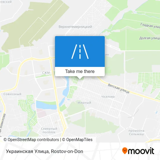 Украинская Улица map