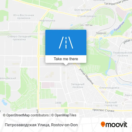 Петрозаводская Улица map