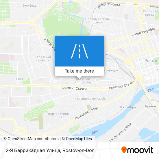 2-Я Баррикадная Улица map