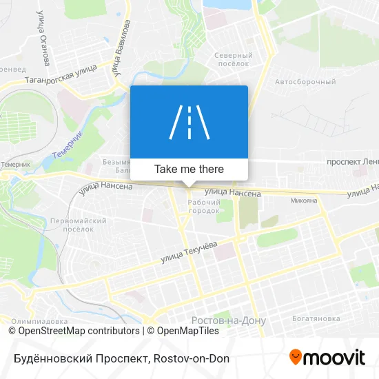 Будённовский Проспект map