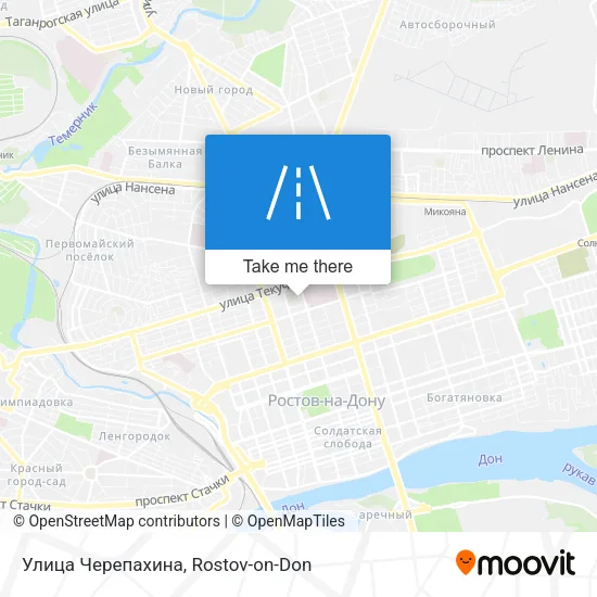 Улица Черепахина map