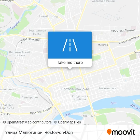 Улица Малюгиной map