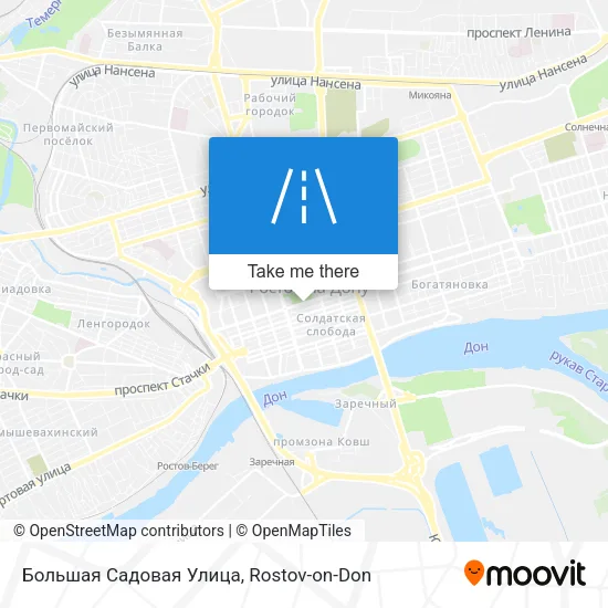 Большая Садовая Улица map