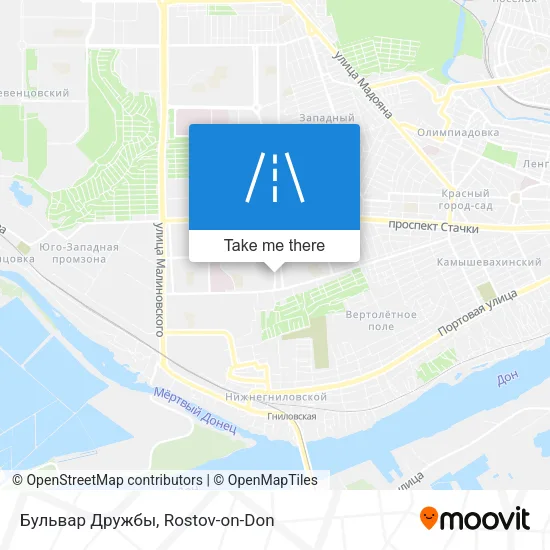Бульвар Дружбы map