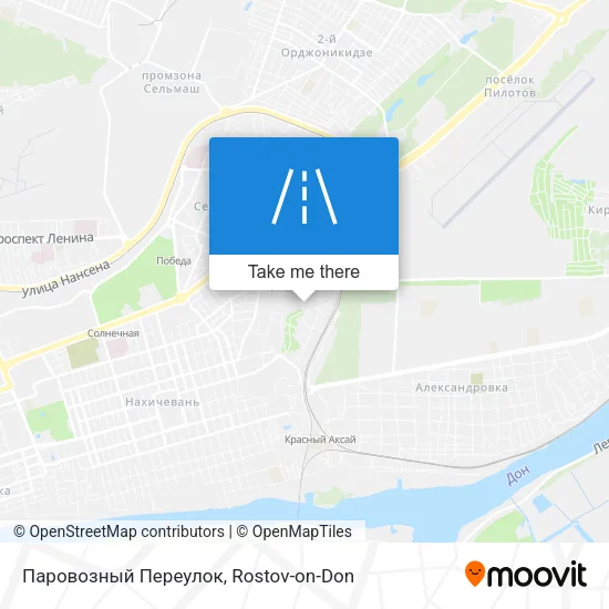 Паровозный Переулок map