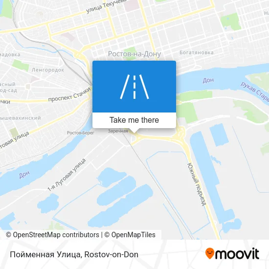 Пойменная Улица map