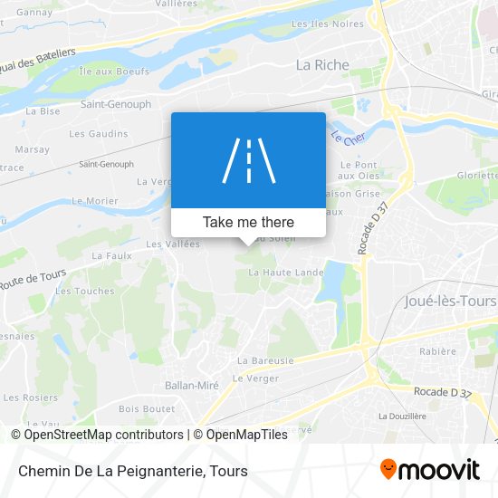 Chemin De La Peignanterie map