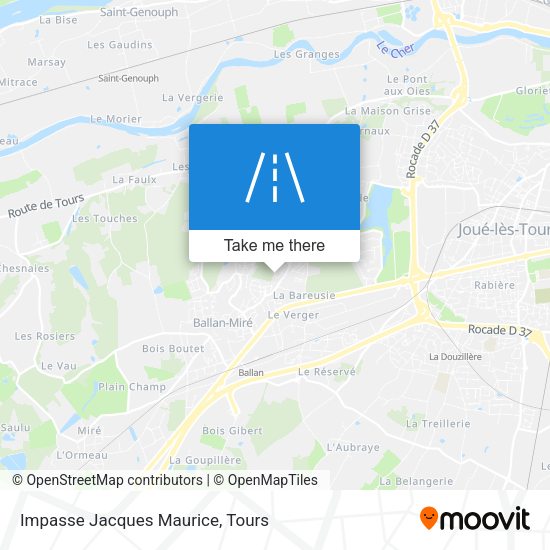 Impasse Jacques Maurice map