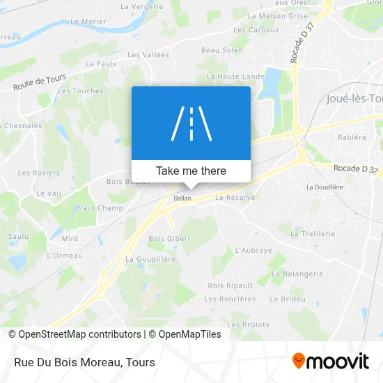 Rue Du Bois Moreau map
