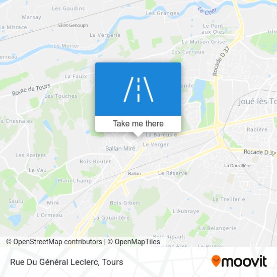 Rue Du Général Leclerc map