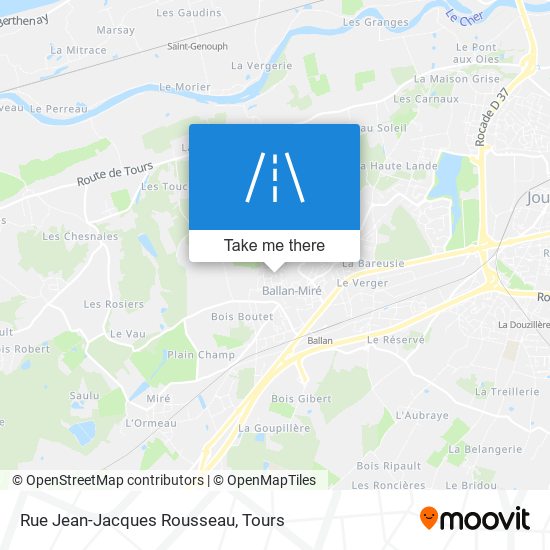 Rue Jean-Jacques Rousseau map