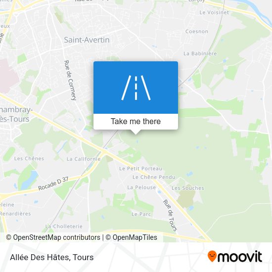 Allée Des Hâtes map