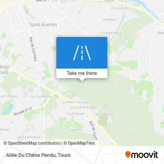 Allée Du Chêne Pendu map