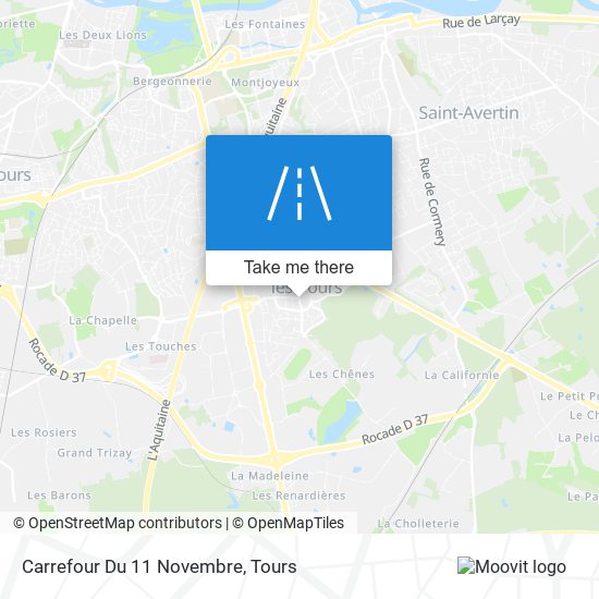 Carrefour Du 11 Novembre map