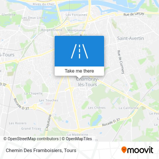 Chemin Des Framboisiers map