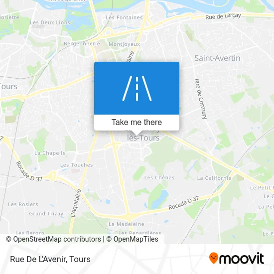 Rue De L'Avenir map