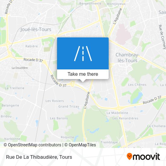Rue De La Thibaudière map