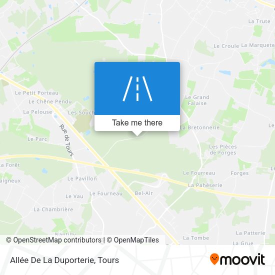 Allée De La Duporterie map