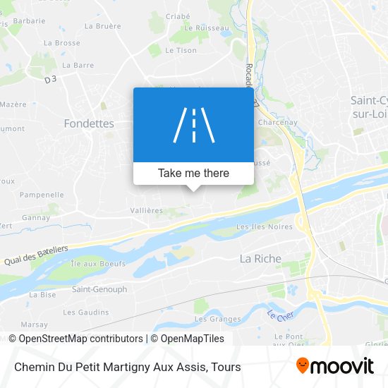 Chemin Du Petit Martigny Aux Assis map