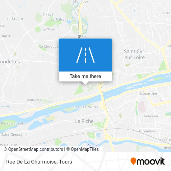 Rue De La Charmoise map