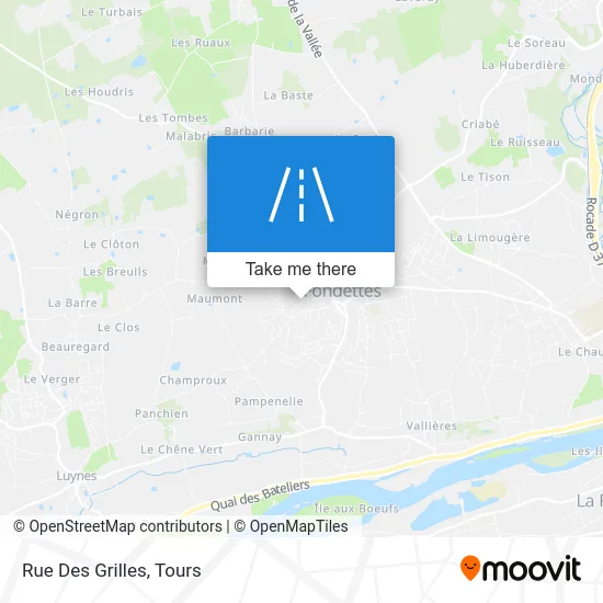 Rue Des Grilles map
