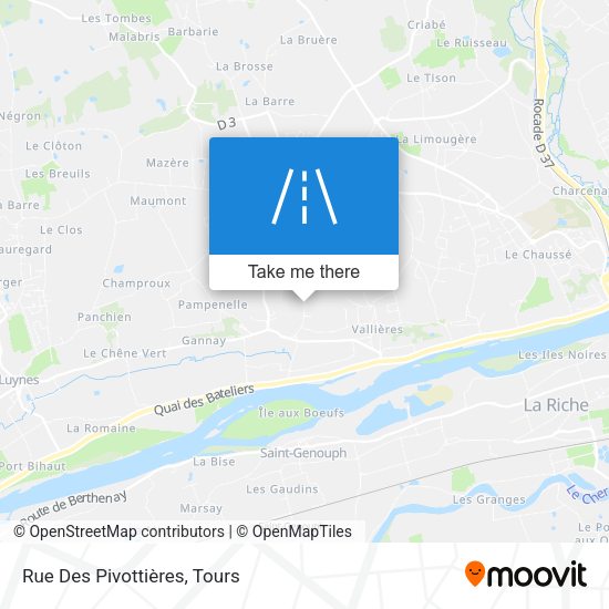 Rue Des Pivottières map