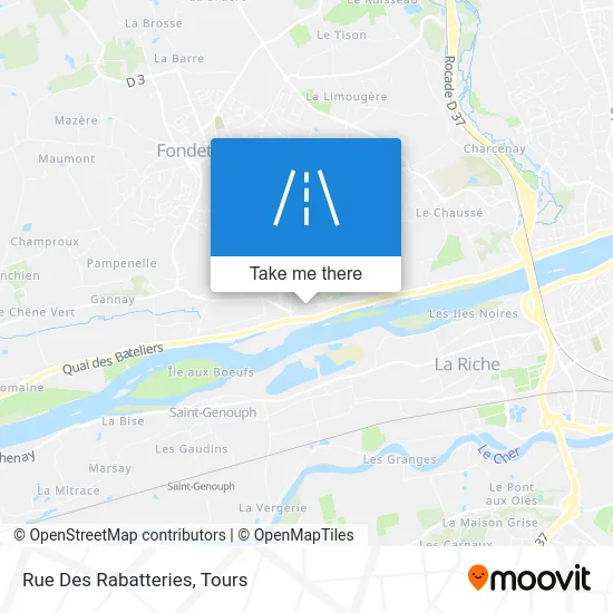 Rue Des Rabatteries map