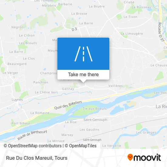 Rue Du Clos Mareuil map