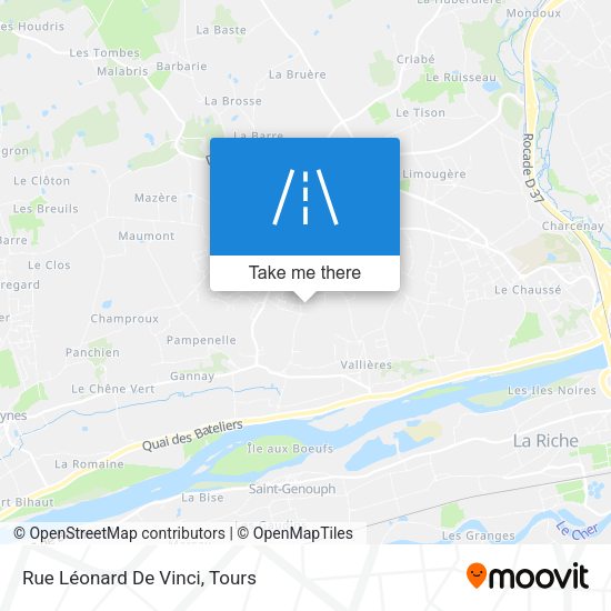 Rue Léonard De Vinci map