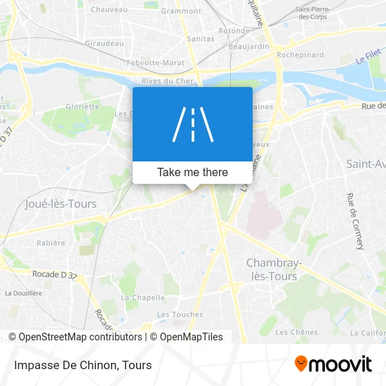 Impasse De Chinon map