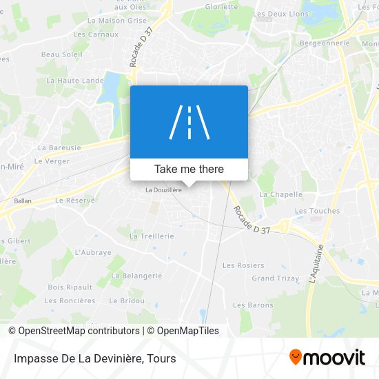 Impasse De La Devinière map